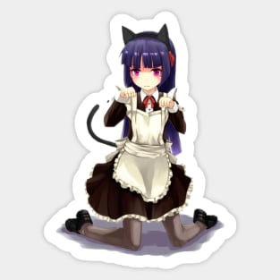 Kuroneko Anime - Sticker Sticker